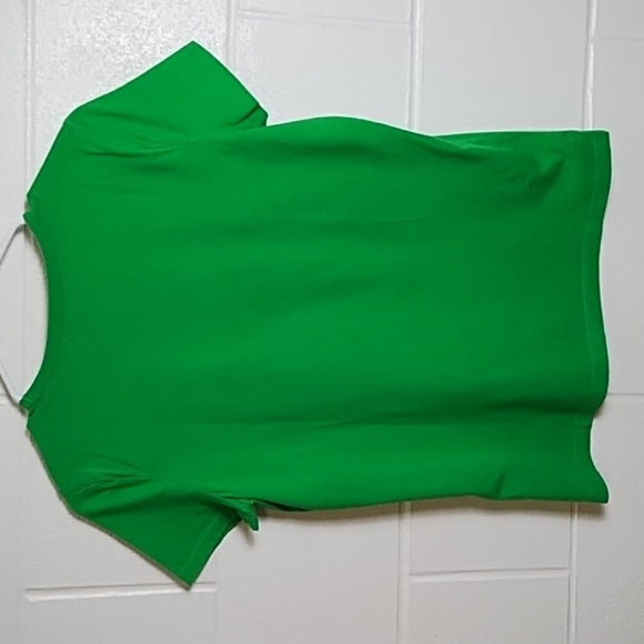 LRL Sport True Green Sequined Logo 100% Cotton Tee Shirt Top Medium - Picture 3 of 8